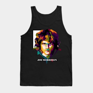 Jim Morrisson In Pop Art Tank Top